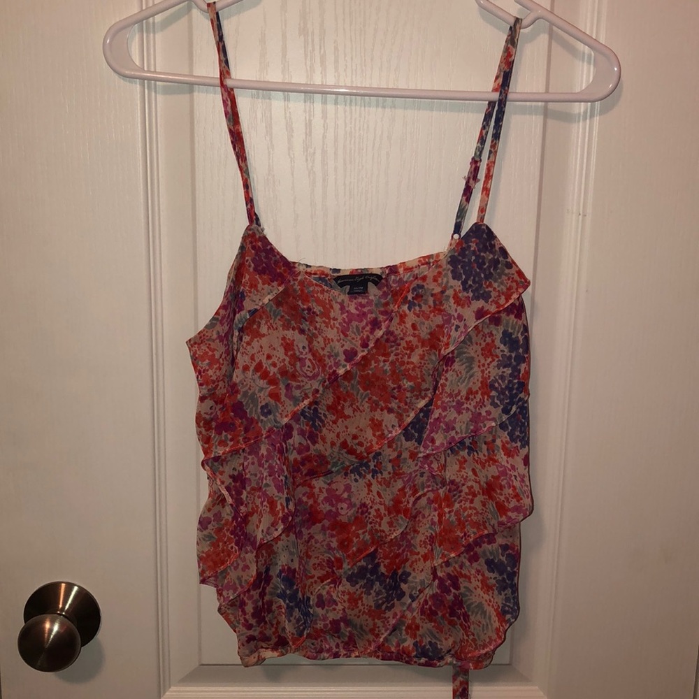 AE floral tank